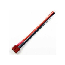 Robotistan 14Awg T Plug Deans Dişi 10 Cm Silikon Kablo