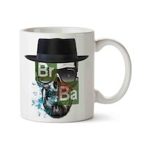 Breaking Bad Kimya Porselen Kupa Bardak Beyaz