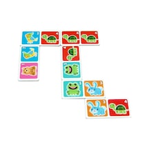 Domino Game Hayvanlar Oyunu Renkli 6+