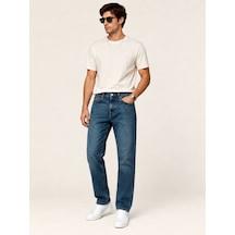 73471-00266 Erkek Relaxed Fit Denim Pantolon 73471-00266 Buz Mavisi
