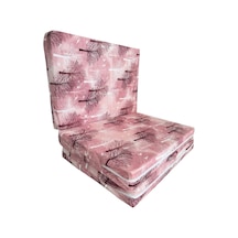 Katlanır Yer Yatağı Ve Tek Kişilik Sünger Katlanır Minder Yatak 90x190x10 Cm-pembe Ağaç