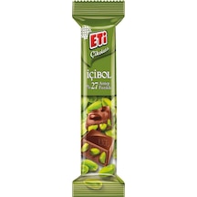 Eti İçibol % 27 Antep Fıstıklı Sütlü Çikolata 12 x 30 G