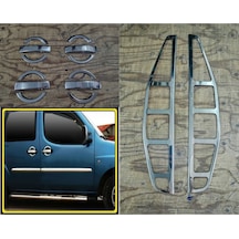 Fiat Doblo 2000-2006 Model Krom Yan Kapı Çıtası-kapı Kolu-stop Çe