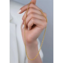 2mm Halat Zincir Kolye Yaldız