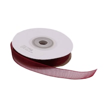 Organze Kurdele 20 Mm 22 Metre Bordo N11.1287