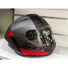Kask Axxis Draken S Mp4 C5 Mat Red/titanyum