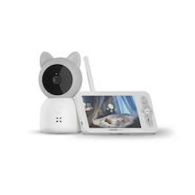 Xenon Smart Bebek Kamerası 3MP | 5" Monitör, Mobil Takip, Ağlama Algılama, 360° Gece Görüş, RGB Lambalı (X7202)