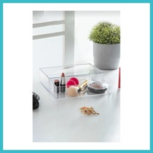 Bezos Şeffaf Çekmece Makyaj Takı Organizeri Düzenleyici 10 18 4 Cm Dfnbez