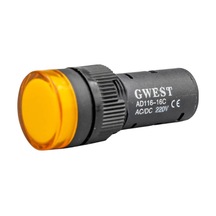 Gwest 16 - S Led Sinyal 220v. Ac-dc Sarı 20 Adet