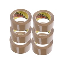 Ambalaj Koli Bandı 6 Adet Kahverengi 45mm 100mt Diğer