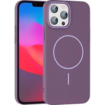 Joko İphone Uyumlu 14 Pro Max Kılıf Bros Magsafe Kapak Mor