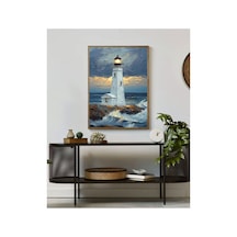 Poster Ahşap Çerçeveli Oturma Odası Salon Mutfak Dekoratif Tablo Çok Renkli - 812320850 Çok Renkli