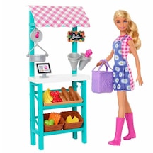 Barbie Çiftçi  Pazarı Oyun Seti HCN22