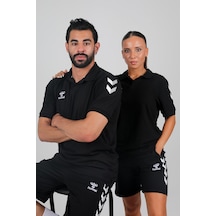 Hummel Armin Pamuklu Polo Yaka Tişört Siyah