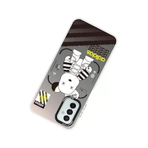 Newface Samsung Galaxy M13 Kılıf Estoril Desenli Kapak - Estoril - 7 Gri