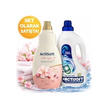 Sıvı Çamaşır Deterjanı Beyaz Ve Çiçek Rüyası Yumuşatıcı Set 1500 + 1500 Ml.