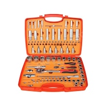 Rıco 110 Parça 1/2 & 1/4 Lokma Takımı Seti 6 Köşe Lokma  Takımı