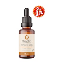 Olarem Essence Zencefil Yağı Zingiber Officinale Soğuk Sıkım Sabit Yağ 30 Ml Damlalıklı Cam Şişe