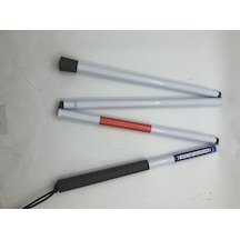 Görme En Gelliler İçin 4 Kırmalı Beyaz Baston145 Cm