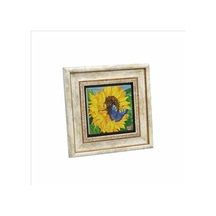 Kelebek Baskılı Taş Tablo 20x20 735