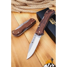 Ceviz Sap Kamp Çakısı Outdoor Piknik Çakısı Bahçe Çakısı Çkw-473 Kahverengi