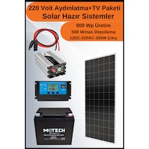 N&D Lighting Tv+aydınlatma Short Mono Solar Paket 220 Volt-800wp