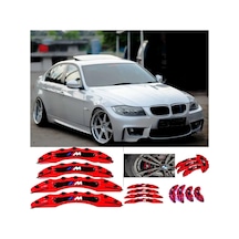 Bmw E90 M Logolu Kırmızı 17-18-19-20 Janta Uyumlu 4.lü Kaliper Kapagı