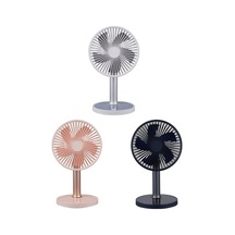 Ebitda Gece Lambası Yükseklik Ayarlı 4 Hızlı Düşük Gürültü Masaüstü Vantilatör - Ev & Ofis Kullanımı İçin Beyaz