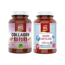Kollajen Tip 1-2-3 90 Tablet & Shark Cartilage 120 Tablet