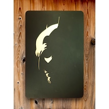 Thisrock 16,5x27,5 Cm Ahşap Batman Tablo 1