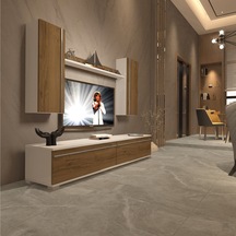 Decoraktiv Eko 5d Mdf Std Tv Ünitesi Tv Sehpası Beyaz - Pera