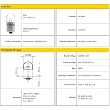 Ampül 12v R5w 67 5w Ba15s 1