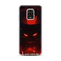 Xiaomi Redmi Note 9S Kılıf Desenli Lucifur 1672 Siyah
