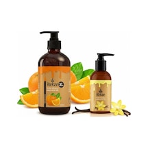 Portakal 250ml & Vanilya 120ml Masaj Yağı Seti %100 Doğal Yenilebilir Etkili. - 807939395