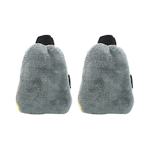 Jeemson Mikrofiber Araba Yıkama Eldiveni, Zımpara Yok Tam Temizlik, Suyu İyi Emici, Kaliteli İşçilik, 2 Adet Sarı-gri Set