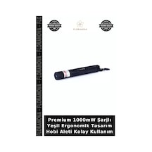 Premium 1000mw Şarjlı Yeşil Ergonomik Tasarım Hobi Aleti Kolay Kullanım