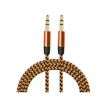 Diwu Aux Stereo 3.5mm Data Ses Örgü Kablo Bakır