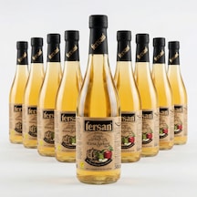 Organik Elma Sirkesi 500 Ml 12'li Cam Şişe Sirke Anası İçeren, Doğal Fermente