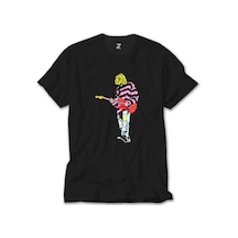 Nirvana Kurt Cobain Siluet Siyah Tişört Siyah