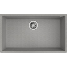 Teka Square 72.40 Tg Tek Hazneli Tezgah Altı Tegranite Eviye - Stone Grey - 115230016
