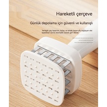 Jzcat 304 Paslanmaz Çelik Mutfak Taşınabilir Et Çekici-siyah