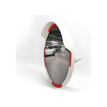 Tümsek Ayna 60 Cm Beyaz-kırmızı Güvenlik Aynası -725