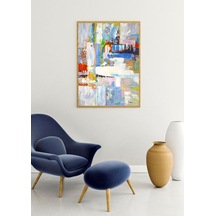 Yağlı Boya Tablo %100 El Yapımı Home In Joy 55Cmx75Cm