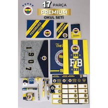 Lisanslı Fenerbahçe 17 Parça Premıum Kırtasiye Seti Altın