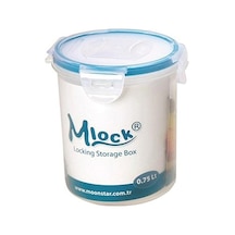 Moonstar Mlook Round 750 Ml Kilitli Silindir Saklama Kabı Ml-175 Çok Renkli