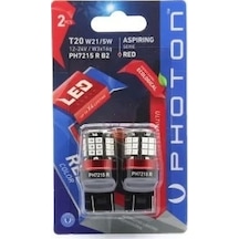 Ph7215 R B2 T20 W21/5w 12v Red Led 2'li Blister