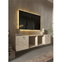 Resital Tv Ünitesi S1243-6 Traverten Atlantikçam