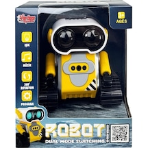 Vardem Uzaktan Kumandalı Full Fonksiyon Şarjlı 2.4g Robot-araba Sarı Renksiz