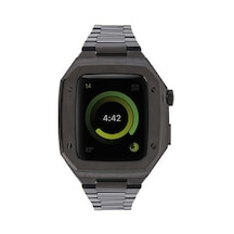 Watch 44mm Metal Petek Kasalı Kordon - Siyah