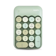 Renkli Daktilo Tarzı Vintage Kablosuz Wıreless Numeric Keypad 18 Tuşlu Sayısal Klavye Numpad